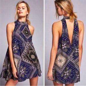Firm price❌3for $50🎉Free people handkerchief high neck dress